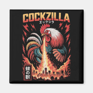 Rooster Art Japanesechicken Niedlich Chicken Lover Magnet