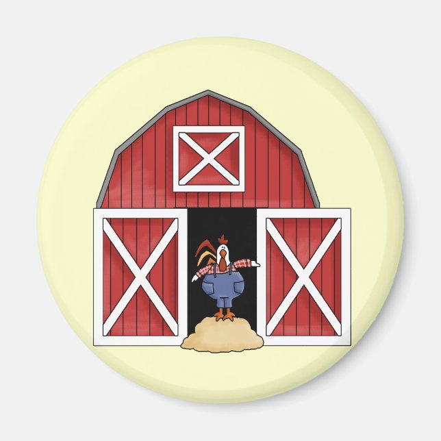 Rooster Barn Magnet (Vorne)