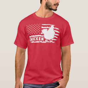 Rooster Bauer Hen Chick Chickens Herz Liebe Lifec T-Shirt