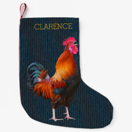 Rooster Bauer Weihnachts-Strumpf mit Namen Kleiner Weihnachtsstrumpf