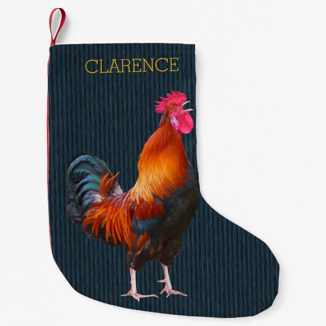Rooster Bauer Weihnachts-Strumpf mit Namen Kleiner Weihnachtsstrumpf (Vorderseite)