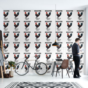 Rooster Bird Weckte ich auf Early Funny Rooster Tapete