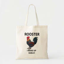 Rooster Bird Weckte ich auf Early Funny Rooster