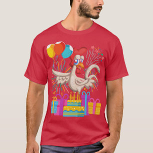 Rooster Birthday Gift Kindergeburtstag T-Shirt