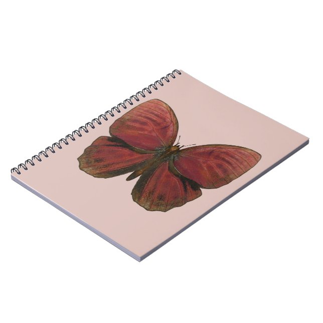 Rooster Butterfly Notizblock (Linke Seite)
