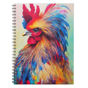 Rooster Chicken Animal Discovery Abenteuer Natur Notizblock