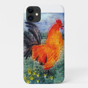 Rooster Chicken Art Case-Mate iPhone Hülle
