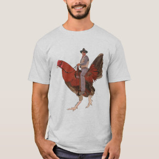 Rooster Cogburn auf einem Rooster T-Shirt