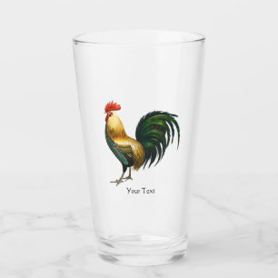 Rooster Country Klassiker mit traditionellem Vogel Glas