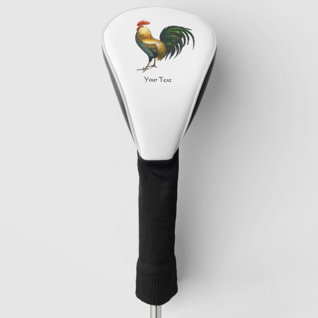 Rooster Country Klassiker mit traditionellem Vogel Golf Headcover (Vorderseite)