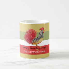 Rooster Country Watercolor Illustration Kaffeetasse