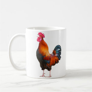 Rooster Crowing-Tasse Kaffeetasse