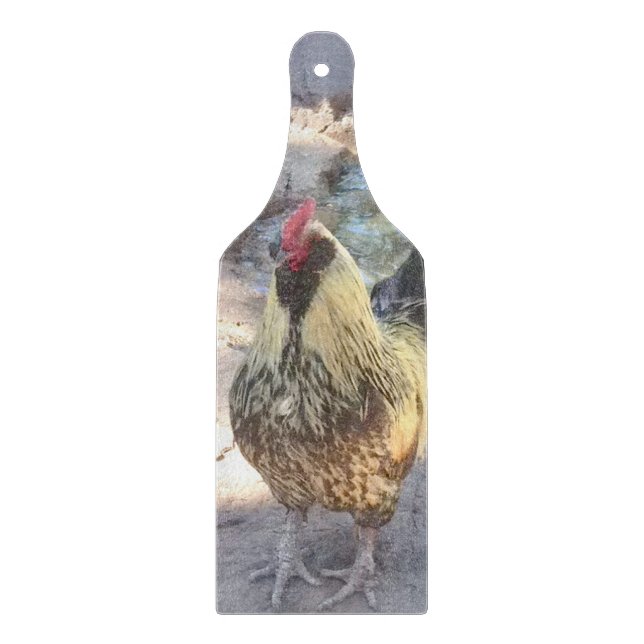 Rooster Cutting Board Schneidebrett (Vorderseite)