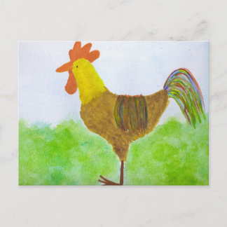 Rooster ~ DeColores Postkarte