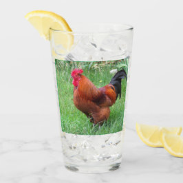 Rooster Drink Glass Collector Glas