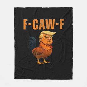 Rooster F-Caw-F Anti Klassiker Fleecedecke
