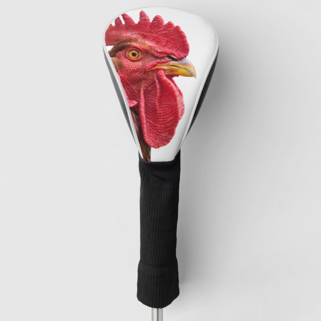 Rooster Face Golf Headcover (Vorderseite)