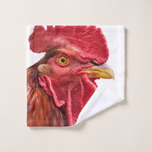 Rooster Face Waschlappen