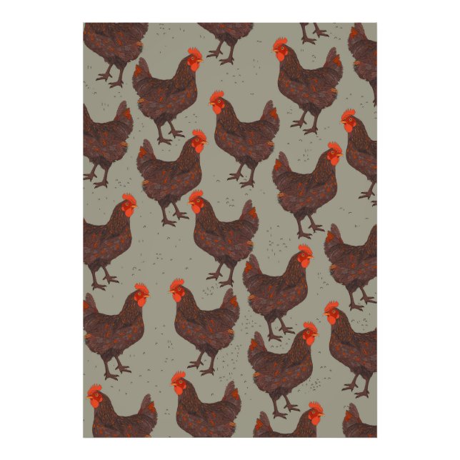 Rooster Farm Fotodruck (Vorne)