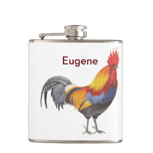 Rooster Flachmann