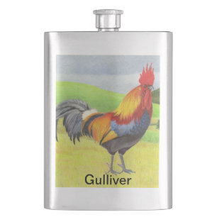 Rooster Flachmann