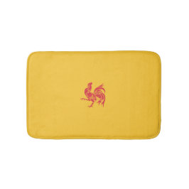 Rooster (Flagge Walloniens) Badematte