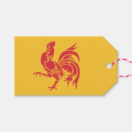 Rooster (Flagge Walloniens) Geschenkanhänger