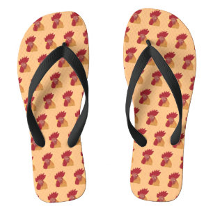 Rooster Flip Flops