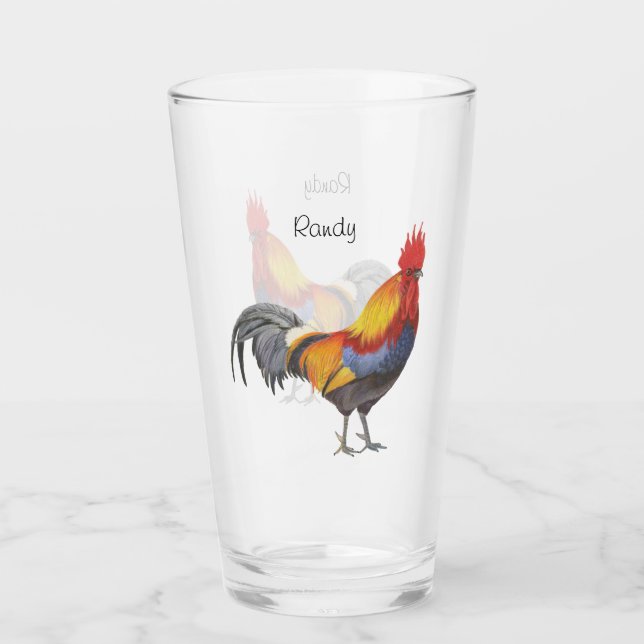 Rooster Glas (Vorderseite)