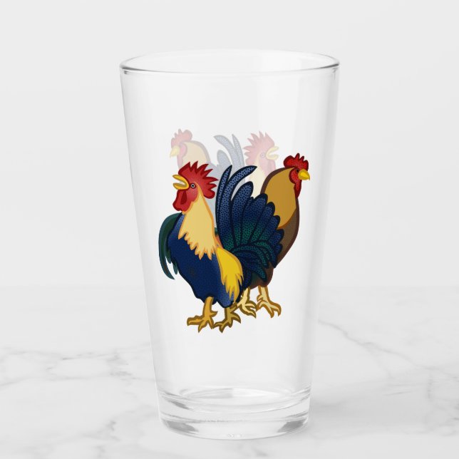 Rooster Glas (Vorderseite)