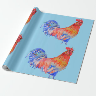 Rooster-Hähnchen Geschenkpapier
