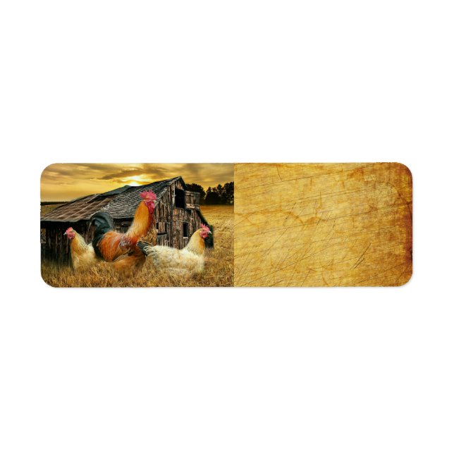 Rooster Hens Rustic Barcoop (Vorne)