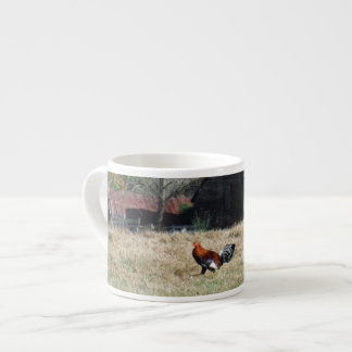 Rooster im Farm Foto von Sandy Closs. Espressotasse