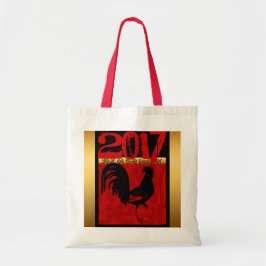 Rooster Jahr Custom 2017 Tote-Tasche 1 Tragetasche
