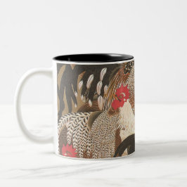 Rooster Japanisches Kunstroster Jahr 2017 Tasse 3