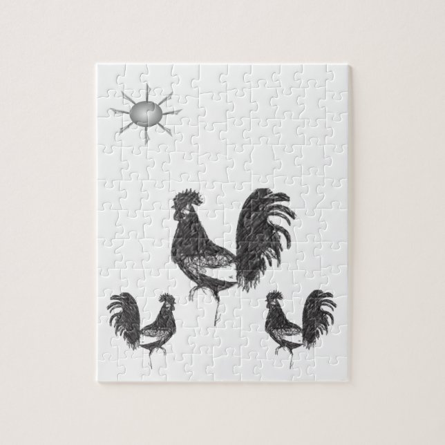 Rooster Jigsaw Puzzle (Vertikal)