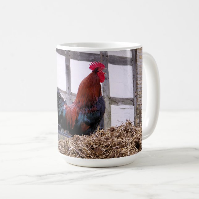 ROOSTER KAFFEE TASSE (VorderseiteRechts)