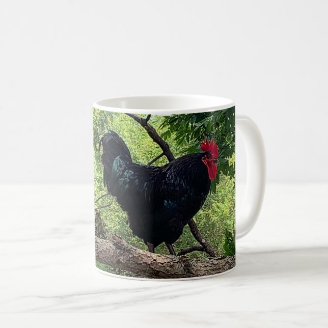 Rooster Kaffeetasse (VorderseiteRechts)