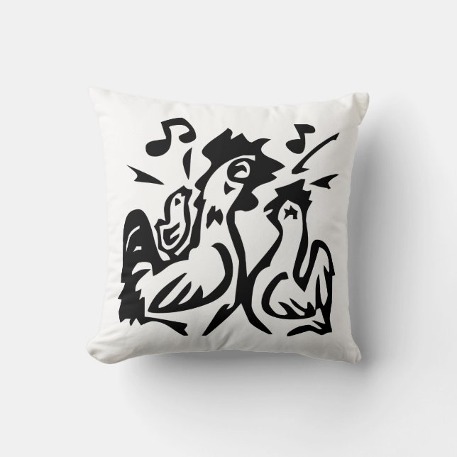 Rooster Kissen (Vorderseite)