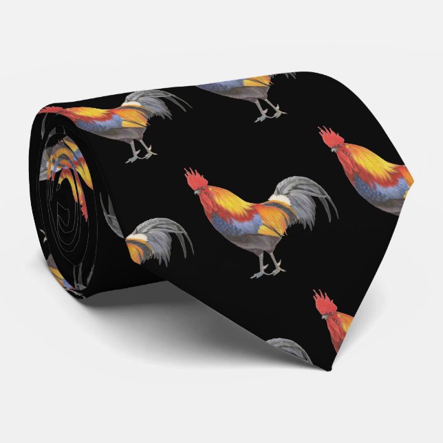 Rooster Krawatte (Gerollt)