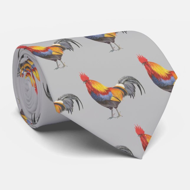 Rooster Krawatte (Gerollt)