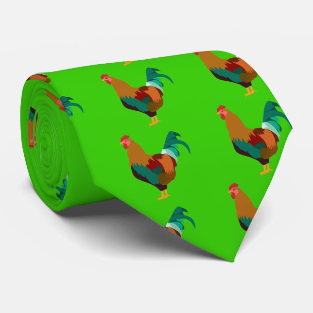 Rooster Krawatte (Gerollt)