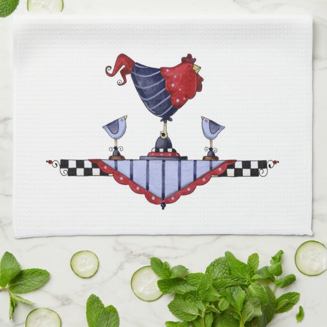 Rooster - Küchentücher (Gefaltet)