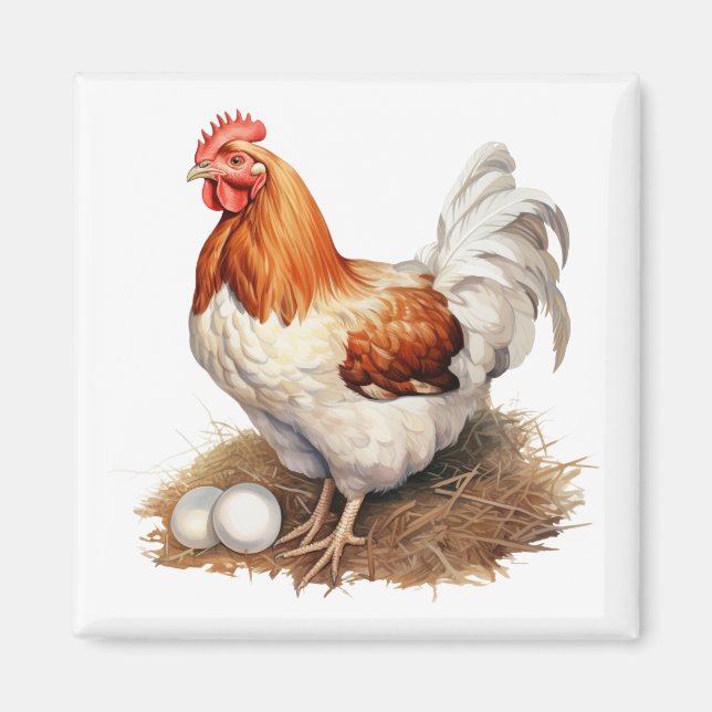 Rooster Kühlschrank Magnet (Vorne)