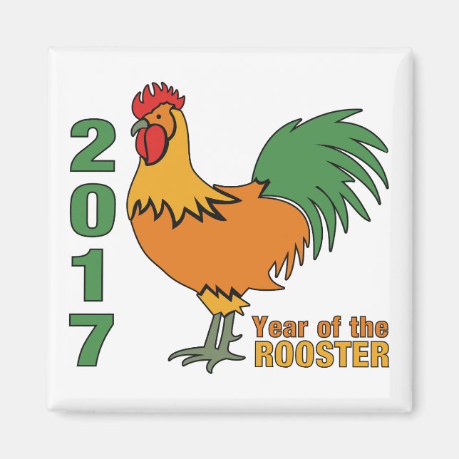 Rooster-Magnet 2017 Magnet (Vorne)