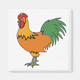 Rooster-Magnet Magnet