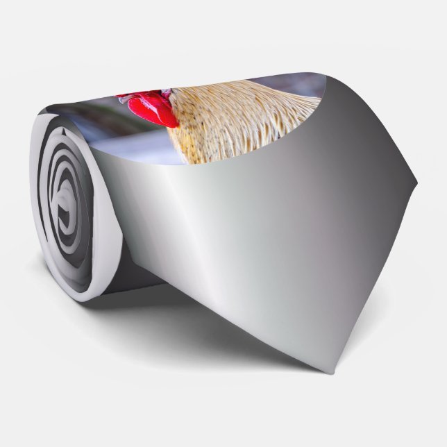 Rooster mit Cockscomb Krawatte (Gerollt)