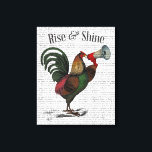 Rooster mit Loudhailer Leinwanddruck<br><div class="desc">Tiere & Natur</div>