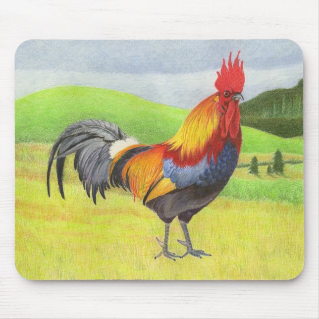 Rooster Mousepad (Vorne)
