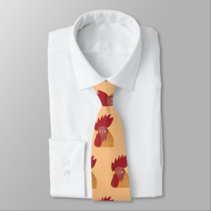 Rooster Necktie Krawatte